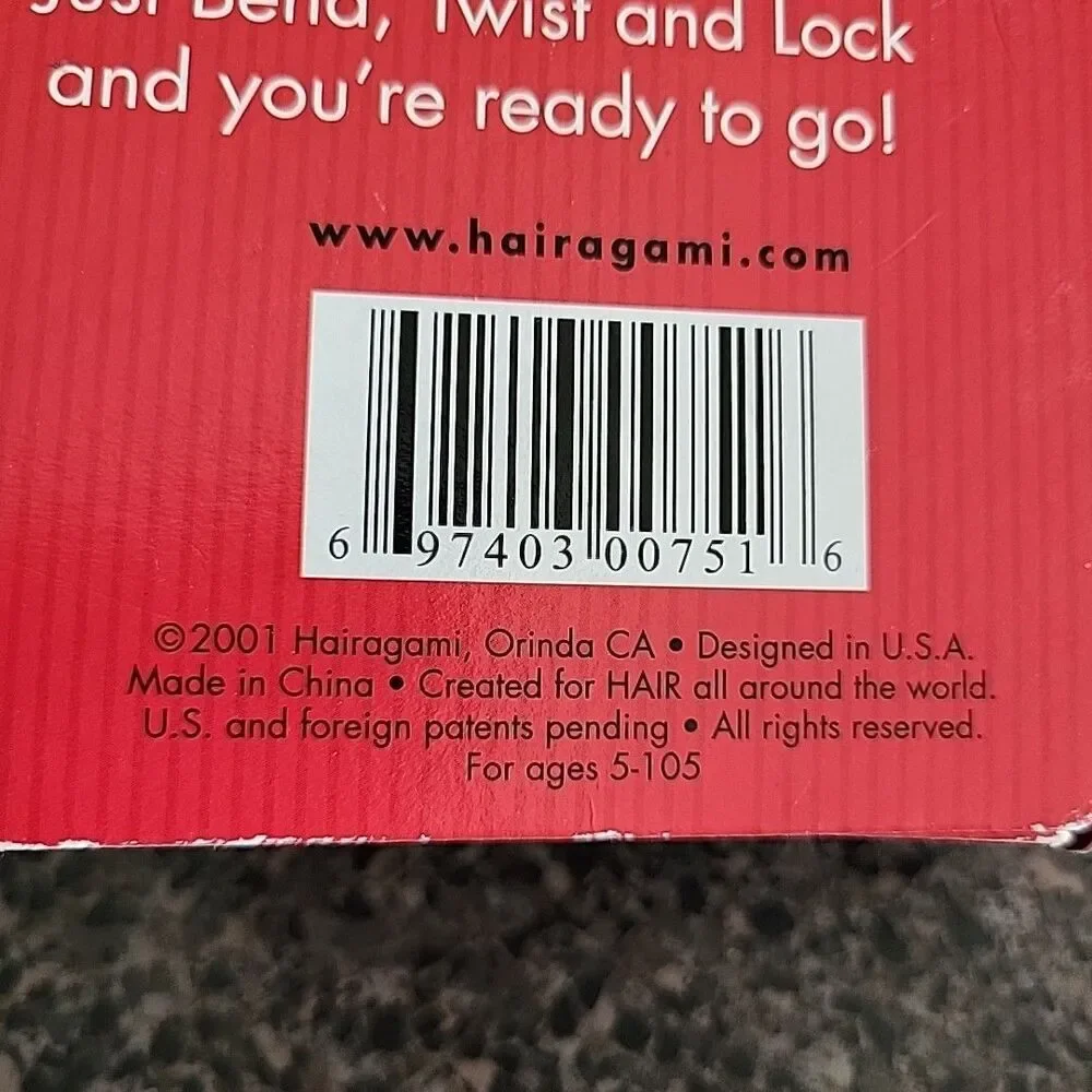Y2K 2001 HAIRAGAMI Hair Yoga Hair Layering System Fashion Clips As Seen on TV